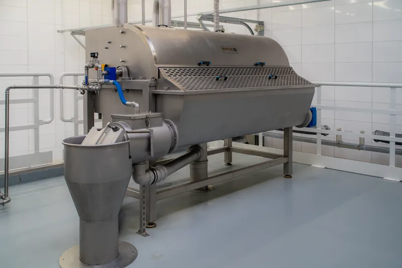 Wastewater treatment plant at a cattle slaughterhouse in Biskupiec