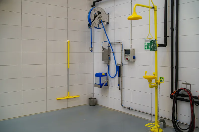 Wastewater treatment plant at a cattle slaughterhouse in Biskupiec
