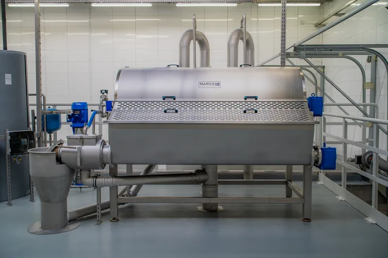 Wastewater treatment plant at a cattle slaughterhouse in Biskupiec