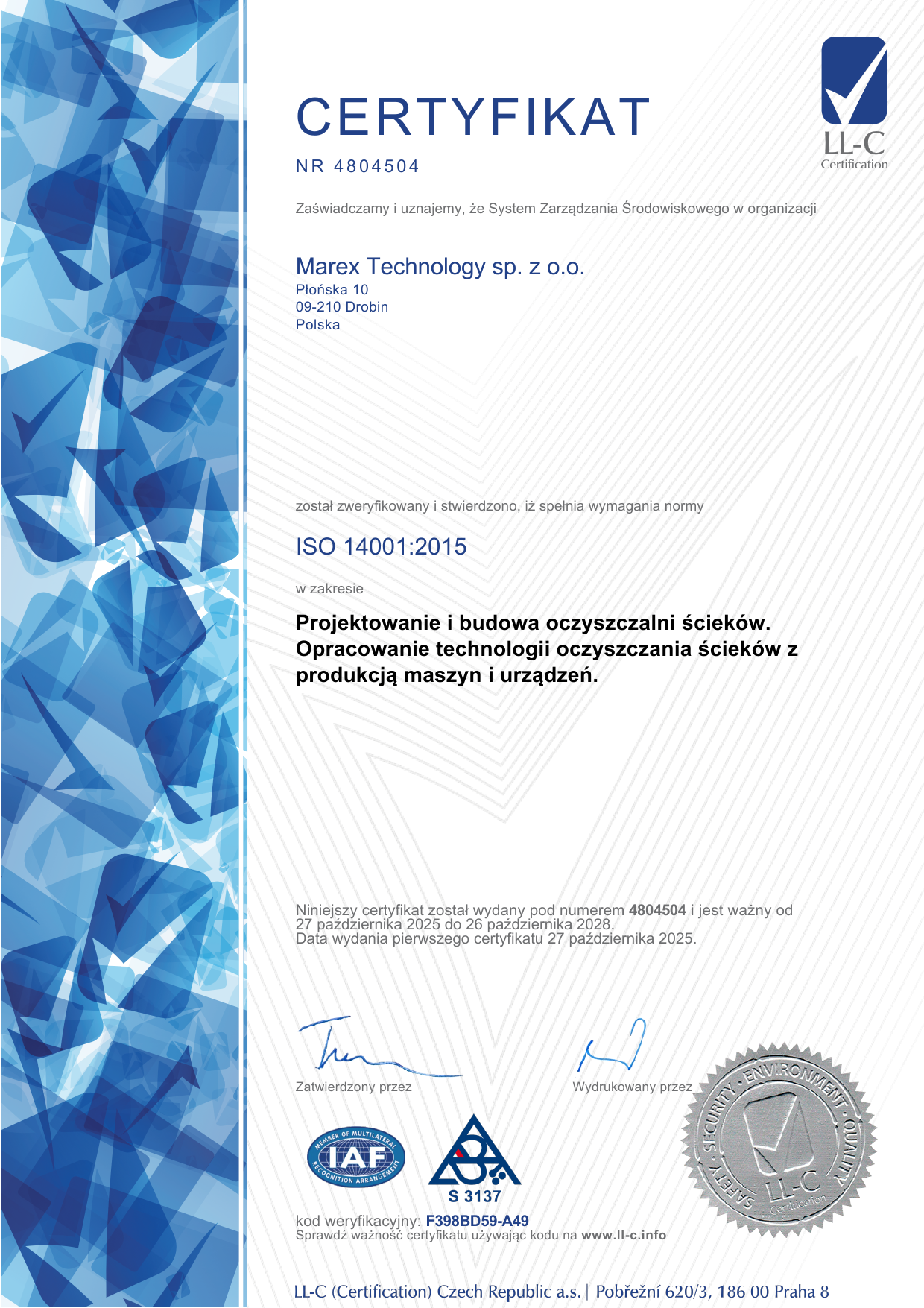 ISO 14001:2015