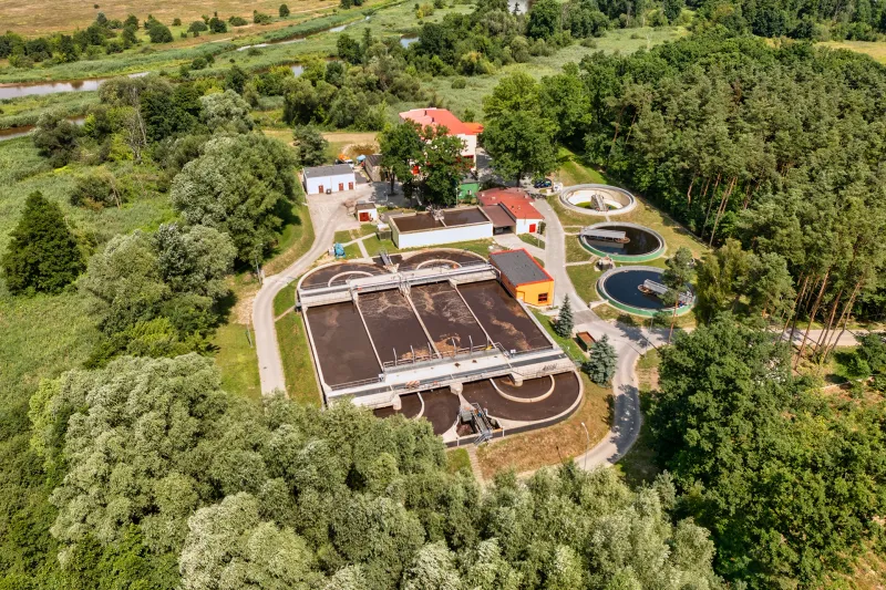 Miejska oczyszczalnia ścieków w Białobrzegach
